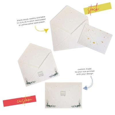 PLANTABLE SEEDS PAPER ENVELOPE C5