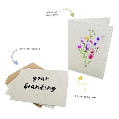 PLANTABLE SEEDS PAPER GREETING CARD A6