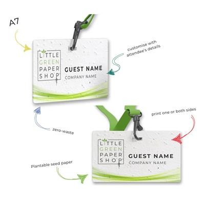 PLANTABLE SEEDS PAPER ID TAG CONFERENCE DELEGATE NAME A7