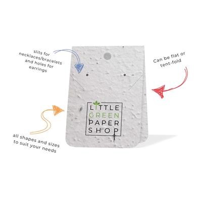 PLANTABLE SEEDS PAPER JEWELRY PACKAGING