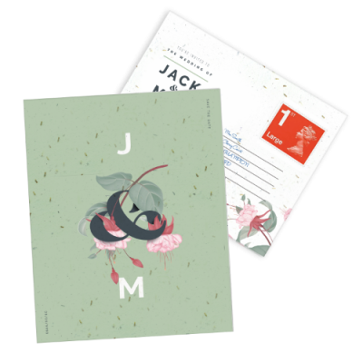 SEEDED PAPER POSTCARDS A5 (2PP)