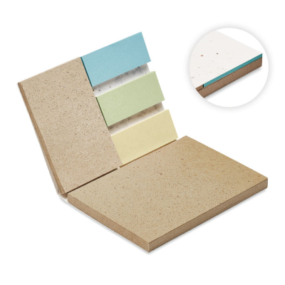 GRASS & SEED PAPER MEMO PAD in White