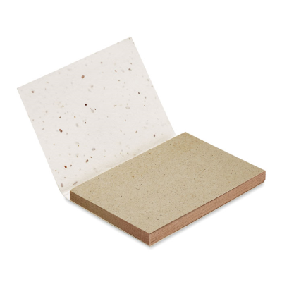 GRASS & SEED PAPER MEMO PAD in White