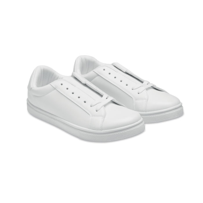 SNEAKERS in PU Size 46 in White