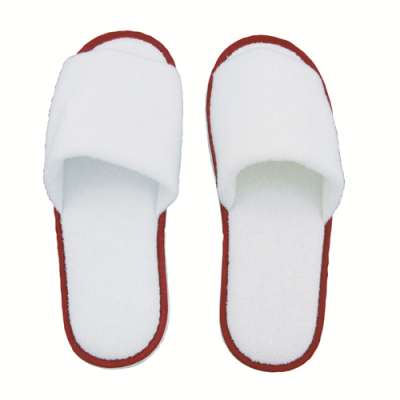 PAIR OF SLIPPERS in Red