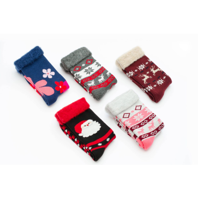 CLASSIC CREW FLUFFY SUSTAINABLE SOCKS + GRIPPER