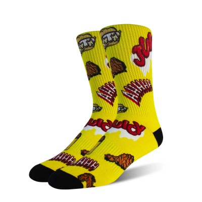 CUSTOM BRANDED DIGITAL PRINT SPORTS COTTON SOCKS