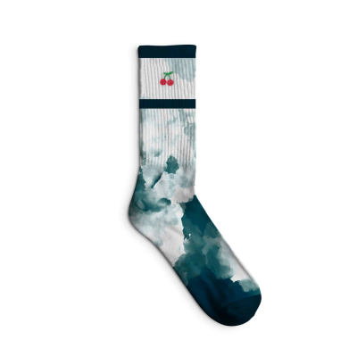 TIE DYED PREMIUM SPORTS CREW SOCKS SOCKS