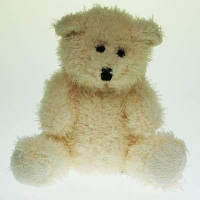 12CM PLAIN SNOWY BEAR