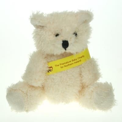 12CM SNOWY BEAR with Sash