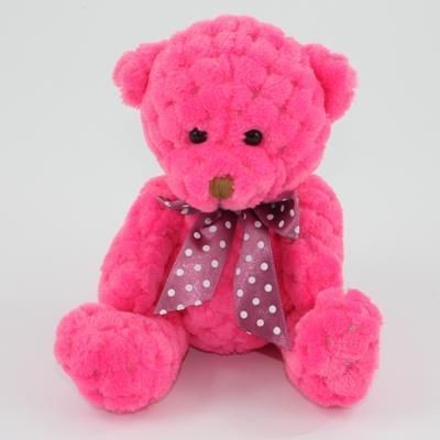 15CM PLAIN  FIESTA WAFFLE BEAR