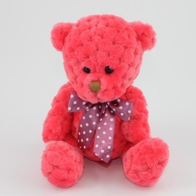 15CM PLAIN  WATERMELON WAFFLE BEAR