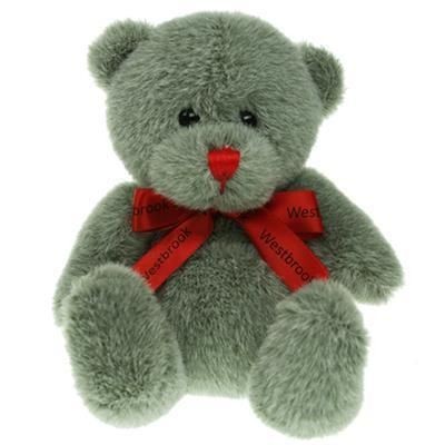 15CM RED NOSE BEAR with Bow