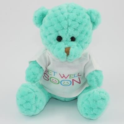 15CM TEE SHIRT MINT WAFFLE BEAR