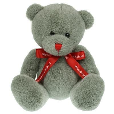 20CM RED NOSE BEAR with Bow