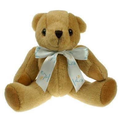 25CM HONEY JOINTED BEAR