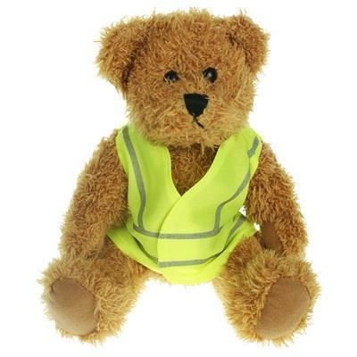 25CM SPARKIE BEAR with Hi-vis Vest