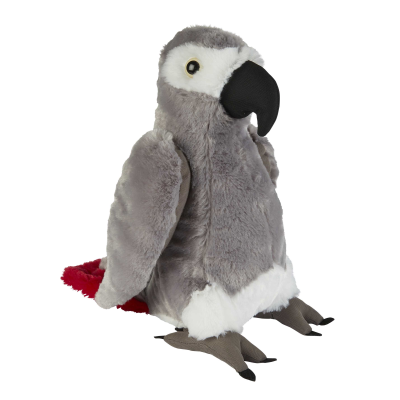 AFRICAN GREY PARROT SOFT TOY