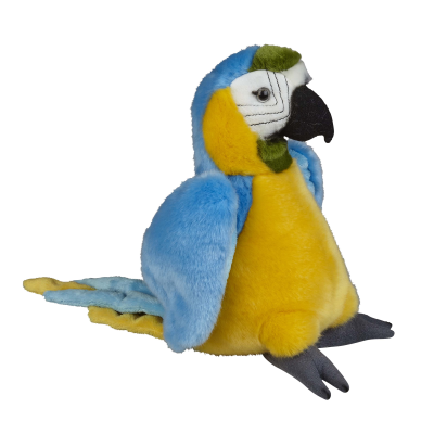 BLUE & GOLD MACAW SOFT TOY