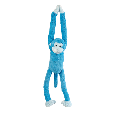 BLUE HANGING MONKEY SOFT TOY