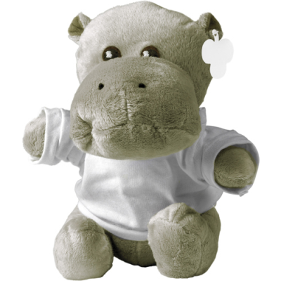 PLUSH HIPPO in Grey