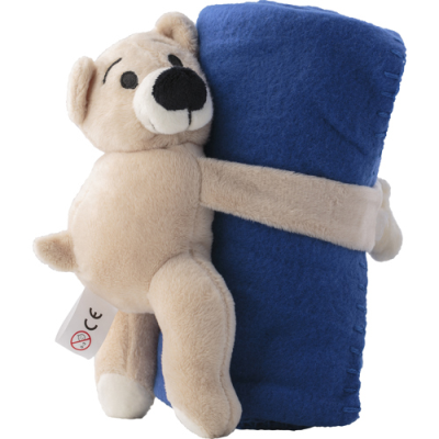 PLUSH TOY BEAR in Cobalt Blue