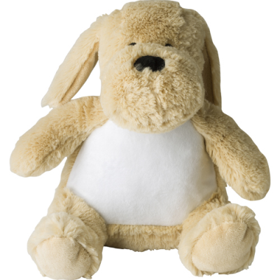 PLUSH TOY DOG in Beige