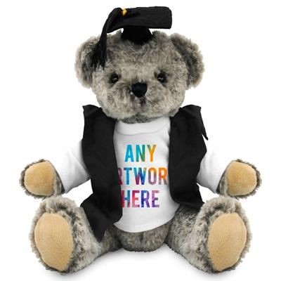 PRINTED GRADUATE ARCHIE TEDDY BEAR with Graduation Outfit