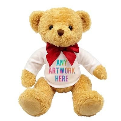 PRINTED SOFT TOY WILLIAM TEDDY BEAR