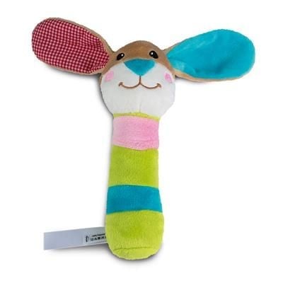 RABBIT GRAB TOY with Rattle