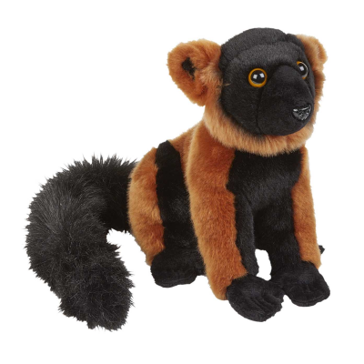 RED RUFFED LEMUR SOFT TOY