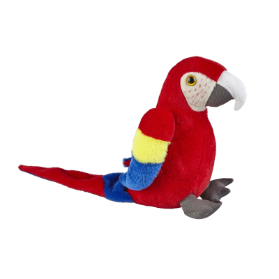 SCARLET MACAW SOFT TOY