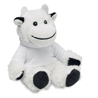 TEDDY COW PLUSH in White