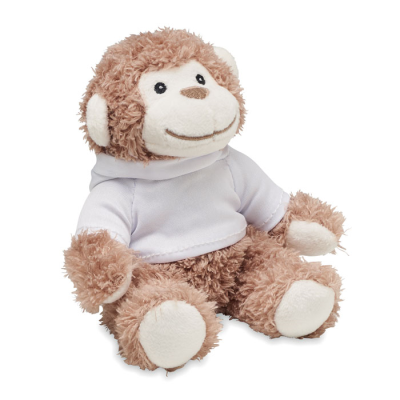 TEDDY MONKEY PLUSH in White