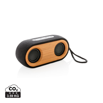 BAMBOO x DOUBLE SPEAKER in Black