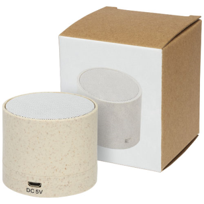 KIKAI WHEAT STRAW BLUETOOTH® SPEAKER in Beige