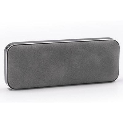 NANO PRO VEGAN LEATHER CORDLESS SPEAKER in Graphite Grey