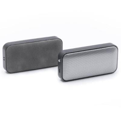 NANO VEGAN LEATHER CORDLESS SPEAKER in Graphite Grey