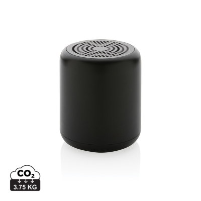 RCS CERTIFIED RECYCLED PLASTIC 5W CORDLESS SPEAKER in Black