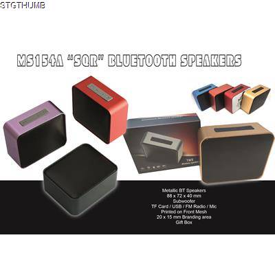 SQUARE METAL CORDLESS SPEAKER