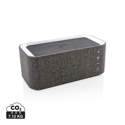 VOGUE CORDLESS CHARGER SPEAKER in Grey, Black