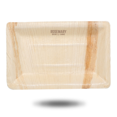 RECTANGULAR PALM LEAF TRAY (25X35CM)