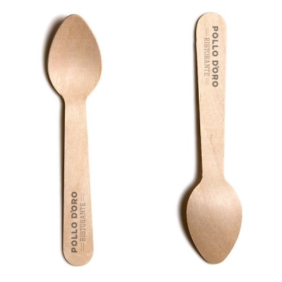 WOOD TEASPOON (11CM)