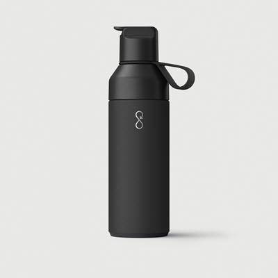 500ML OCEAN BOTTLE GO in Obsidian Black