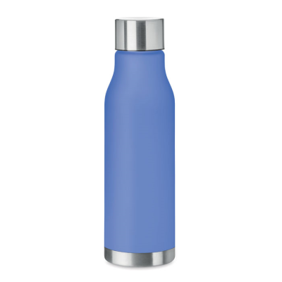 600ML RPET BOTTLE with Stainless Steel Cap in Royal Blue