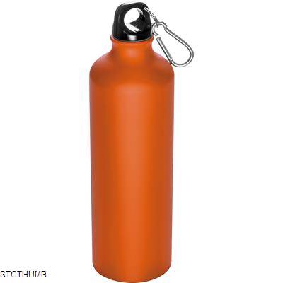 800 ML DRINK BOTTLE with Snap Hook in Orange