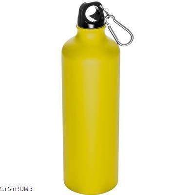 800 ML DRINK BOTTLE with Snap Hook in Yellow