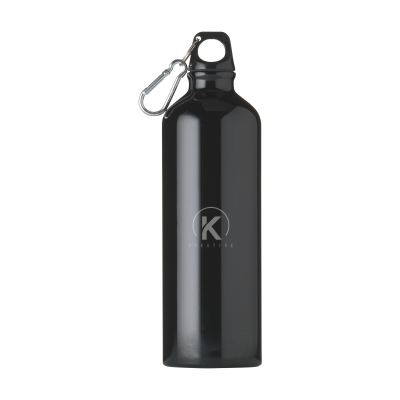 ALUMAXI GRS RECYCLED 750 ML WATER BOTTLE in Black