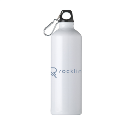 ALUMAXI GRS RECYCLED 750 ML WATER BOTTLE in White