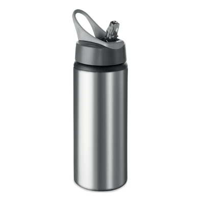 ALUMINIUM METAL BOTTLE 600 ML in Silver